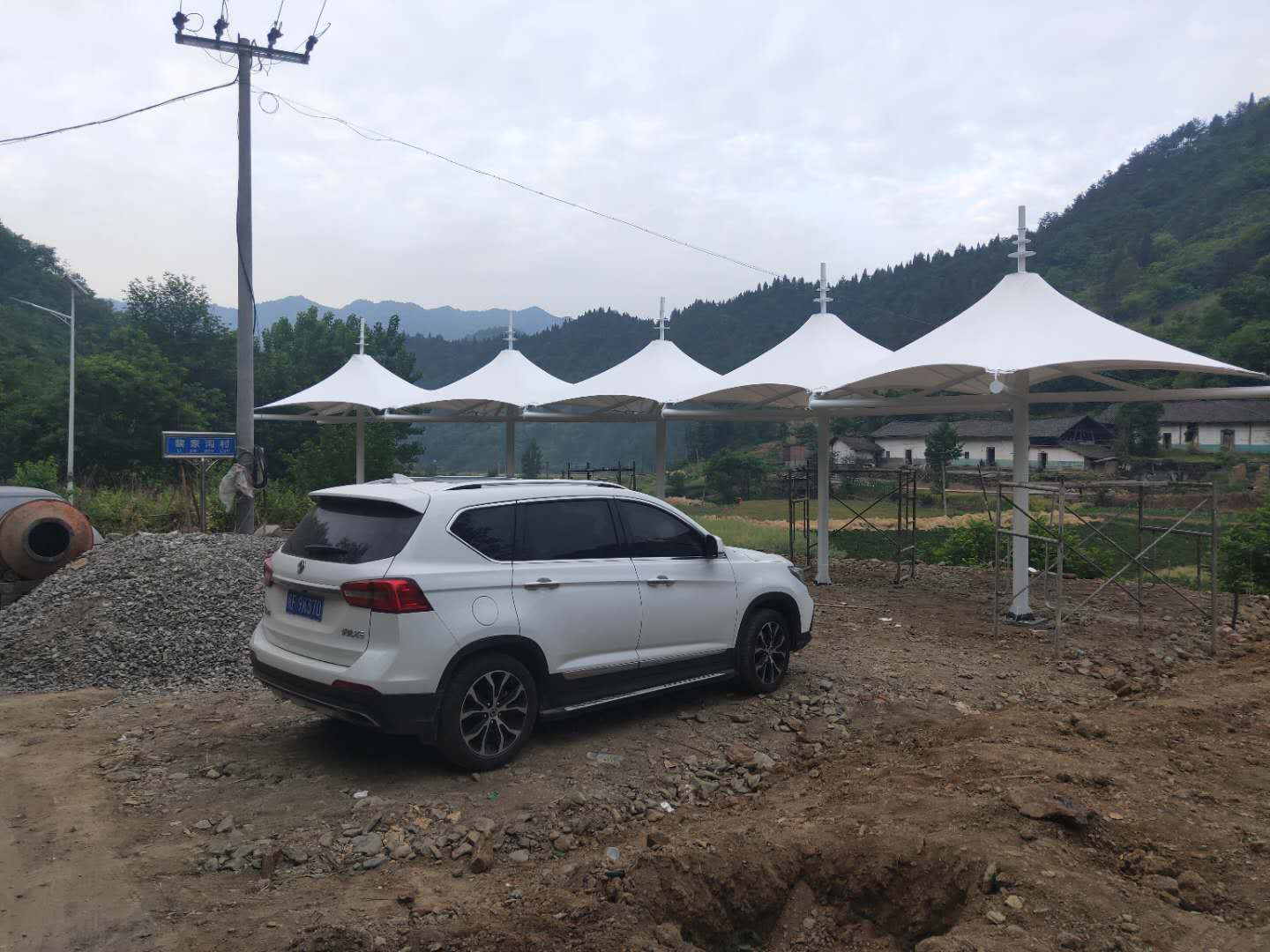 十堰人民醫院鄉鎮檢測點膜結構建筑